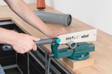 WOLFCRAFT Японская пила для планок 240 мм 6951000 + столярный карандаш