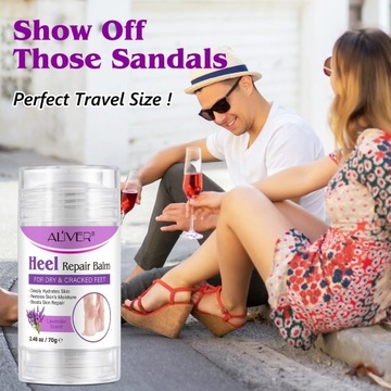 Aliver Lavender Heel Repair Balm - Бальзам для потрескавшихся пяток с лавандой 70г