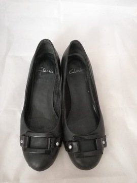 Buty czółenka skórzane Clarks UK 4 r.37 wkł 23,5cm