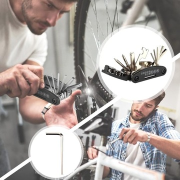 MULTITOOL Многофункциональный инструмент 16 в 1 ВЕЛОСИПЕДНЫЕ КЛЮЧИ УНИВЕРСАЛЬНЫЕ ИНБУСЫ