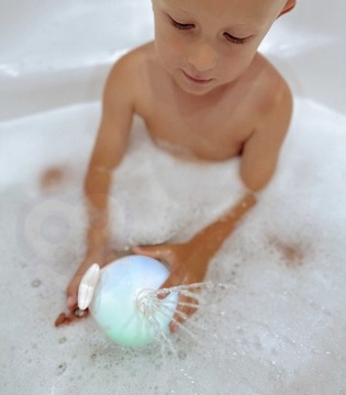 ИГРУШКА ДЛЯ ВАННЫ КИТ, ПРОРАЩИВАЮЩАЯ ВОДУ, СВЕТОДИОДНЫЙ ФОНТАН WOOPIE BABY