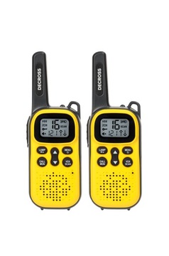Krótkofalówka Walkie talkie 2x PMR Decross DC43, micro USB, latarka, klips