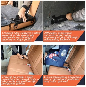 БЕЗОПАСНАЯ РУЧКА СИДЕНЬЯ ISOFIX УНИВЕРСАЛЬНАЯ СТАЛЬ ПРЕМИУМ КРЕПЛЕНИЕ ХИТ