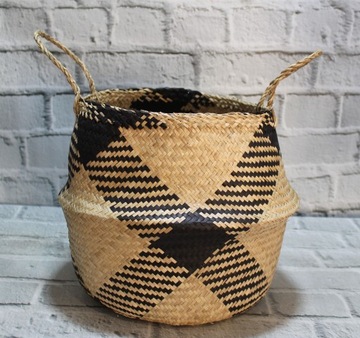 Корзина из морских водорослей 35 см, Скандинавия, натуральный