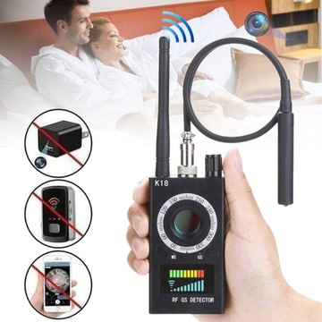 BEZPRZEWODOWY WYKRYWACZ SYGNAŁU K18, GPS ANALIZATORY SYGNAŁU, DETEKTOR GPS