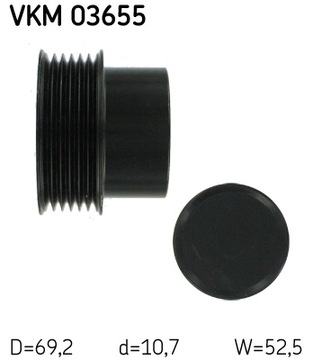 SKF VKM 03655 МУФТА ГЕНЕРАТОРА VOLVO