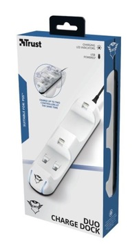 ЗАРЯДНАЯ СТАНЦИЯ TRUST GXT 251 DUO CHARGE DOCK PS5
