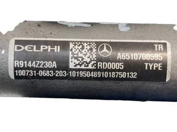 LIŠTA VSTŘIKOVAČE A6510700595 MERCEDES W204 2.2 CDI OM 615