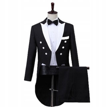 MĘSKI GARNITUR ELEGANCKI slim fit Komplet