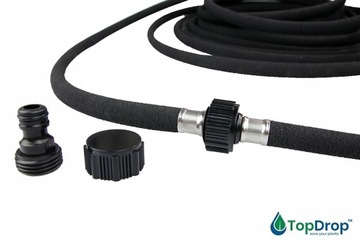 САДОВЫЙ ШЛАНГ 1/2 50 м КАПЕЛЬНАЯ ЛИНИЯ ДЛЯ КУЛЬТОВ + СОЕДИНИТЕЛИ