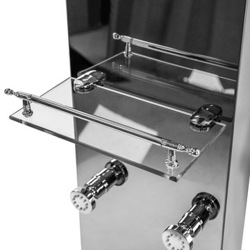 КОЛОННА ВАННА ДУШЕВАЯ ПАНЕЛЬ ПОЛКА ДЛЯ ВАННЫ ДОЖДЕВОЙ ДУШ 5 РЕЖИМОВ