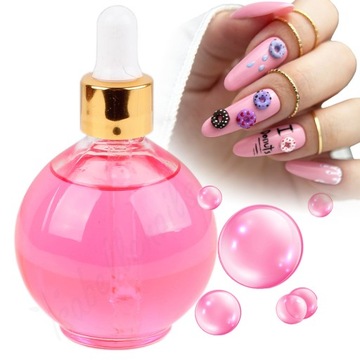 Isabellenails Oliwka do skórek i paznokci manicure odżywka BUBBLE GUM 75ml