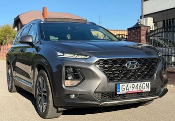Hyundai Santa Fe IV SUV 2.0 CRDi 185KM 2020 Hyundai Santa Fe 1WL Salon PL FV23 Panorama ACC Martwe Pole Skora Kamera360, zdjęcie 2