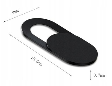 3x ZAŚLEPKA DO KAMERY LAPTOPA TABLETU zasłonka chroni dane NA KAMERKĘ 3szt