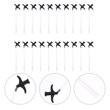 Сменная пенопластовая трубка и прозрачная распылительная насадка.