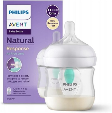 Avent Butelka antykolkowa Natural Response 125ml