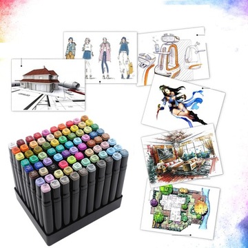 Маркеры, маркеры, маркеры, акриловые маркеры, 80 шт.