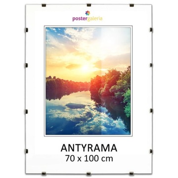 Antyrama plexi w rozmiarze 70x100 cm