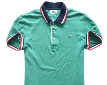 LACOSTE DEVANLAY CLASSIC Zielona Męska Koszulka Polo 3 / S