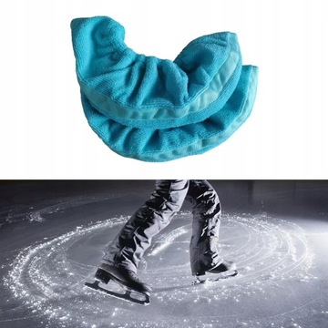 Pokrowce na łyżwy Outdoor Skating, niebieski, LL