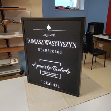 60х30 Рекламный баннер Световой короб с подсветкой парикмахерской косметолога