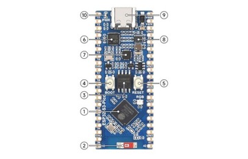 ESP32-S3 Pico WiFi 32-битный двухъядерный процессор Xtensa LX7
