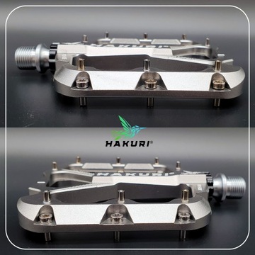 АЛЮМИНИЕВЫЕ ВЕЛОСИПЕДНЫЕ ПЕДАЛИ HAKURI 3 ЛЕГКИХ ПОДШИПНИКОВ ПЛАТФОРМА MTB DH TRIAL