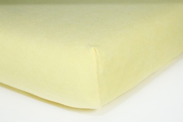 Prześcieradło Frotte Z Gumką Grube 180 x200 Banan