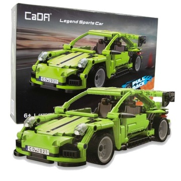 CADA KLOCKI TECHNIC AUTO LEGEND SPORT GT WYŚCIGÓWKA NAPĘD 387 EL