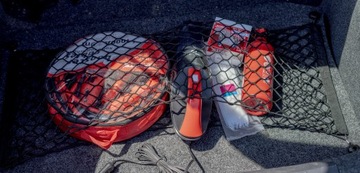 ORGANIZER SIATKA DO BAGAŻNIKA AUTA SAMOCHODOWA DUŻA ELASTYCZNA 110x60CM