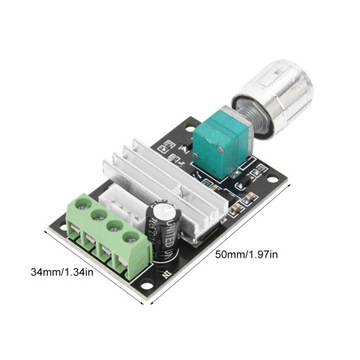 6-28V 3A PWM DC CW Контроллер скорости двигателя