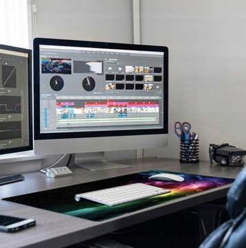 KOSMOS PAD ДЛЯ КЛАВИАТУРЫ, ИГРОВОЙ КОМПЬЮТЕРНОЙ МЫШИ ДЛЯ СТОЛА XL