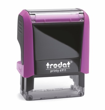 PIECZĄTKA TRODAT PRINTY 4911 FIOLET+ PROJEKT GUMKI