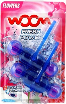 Woom Flowers zawieszka barwiąca do WC 2x50g kwiatowa