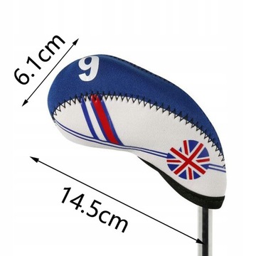 10. Железный головной убор для гольфа, клюшка для гольфа, 4–9, AW, PW,