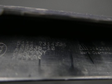BMW F22 F23 LIŠTA KRYT NÁRAZNÍKU PŘEDNÍ 7314334
