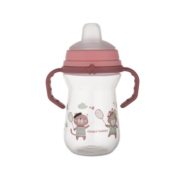 Canpol Kubek z silik. ustnikiem FirstCup 250ml