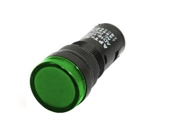 Kontrolka led 24V AC/DC 19mm zielona