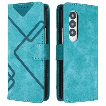 Etui z klapką do Samsung Galaxy Z Fold 4 zielony
