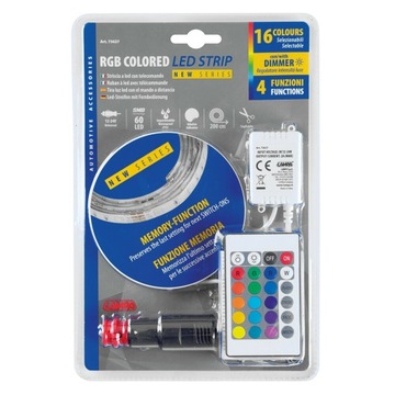НАБОР СВЕТОДИОДНЫХ ЛЕНТОК RGB 12/24В 2м КОНТРОЛЛЕР + ДИСТАНЦИОННЫЕ ЦВЕТА