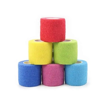 12 Rolls Self-adhesive Bandage Pet Elastoplast Cohesive Muscle Tape