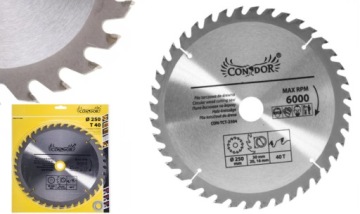 ЦИРКУЛЯРНАЯ ПИЛА ДЛЯ ДЕРЕВА 250x30 40T WIDIOWA