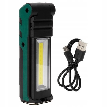 Przenośny Halogen roboczy LAMPA NAŚWIETLACZ WARSZTATOWY LED USB AKUMULATOR