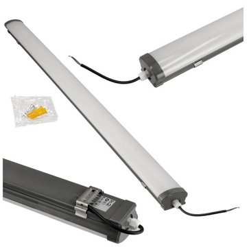 Lampa LED Do Garażu Hermetyczna Warsztatowa Sufitowa 70W 150CM IP65 Mocna