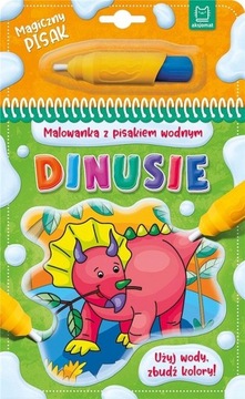 Malowanka z pisakiem wodnym DINUSIE - KD