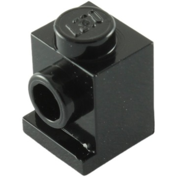 03729 LEGO 4070 407026 brick 1x1 mod - czarny 1szt