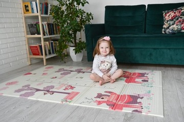 Складной двусторонний коврик из пенопласта XPE 180x120 см