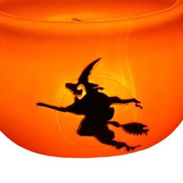 Ведро-тыква, контейнер для конфет, универсальный органайзер без свечи.