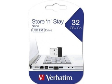 Флеш-накопитель Verbatim Verbatim 32 ГБ Nano Store USB 2.0