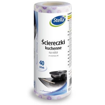 STELLA ŚCIERECZKI KUCHENNE NA ROLCE UNIWERSALNE 40